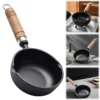 11/13cm Cast Iron Household Frying Pan with Pour Spout